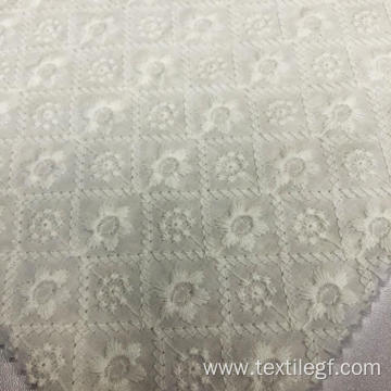 Embrodiery Flower Knitting Fabric